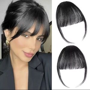 Black Clip-In Bangs Hair Extension